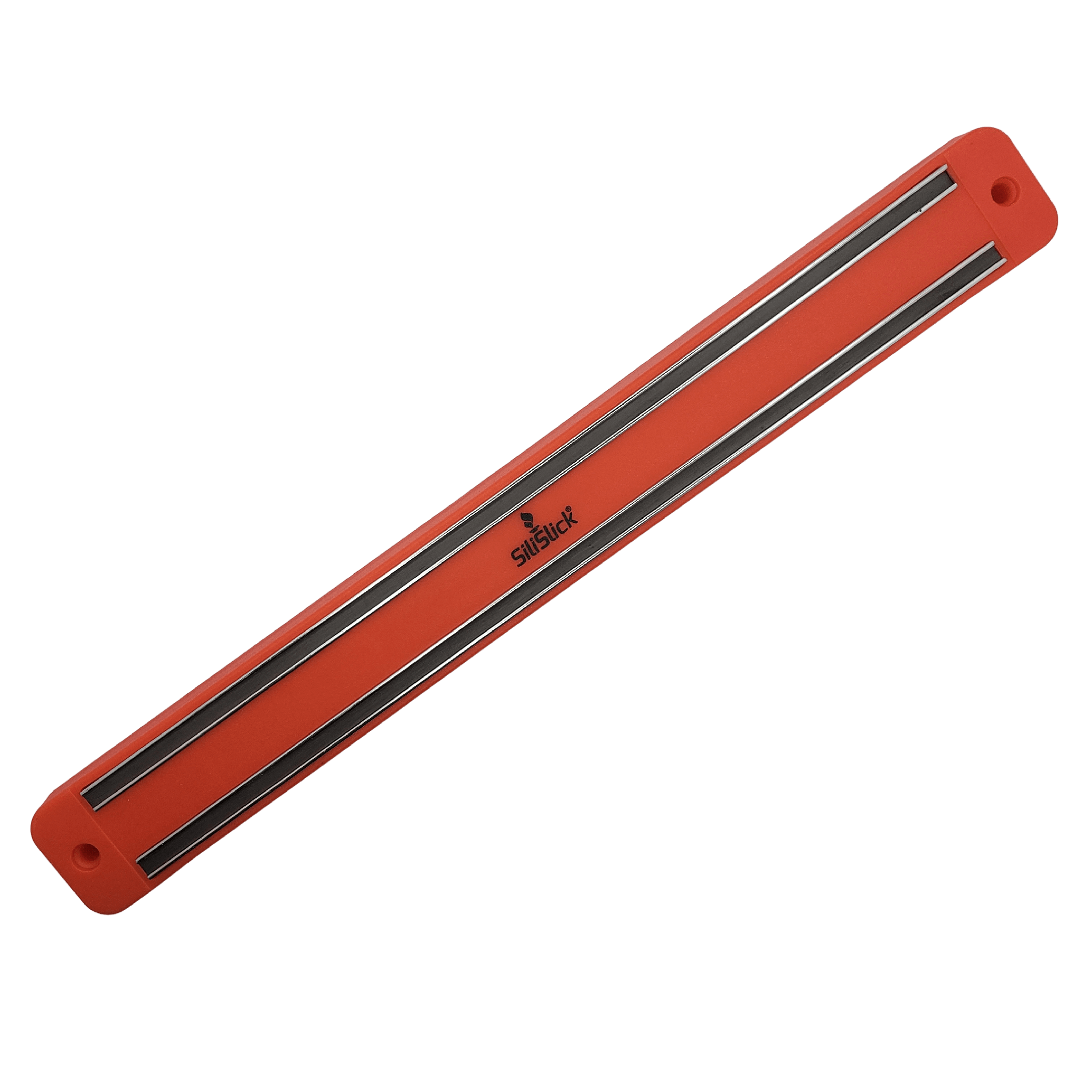 Kitchen Knife Set Kit | Red Magnetic Rack & Portable Sharpener